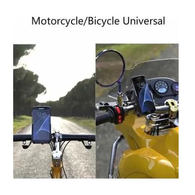 Imagen 2 del producto Soporte Metálico Porta Celular Para Moto Bicicleta Dorado