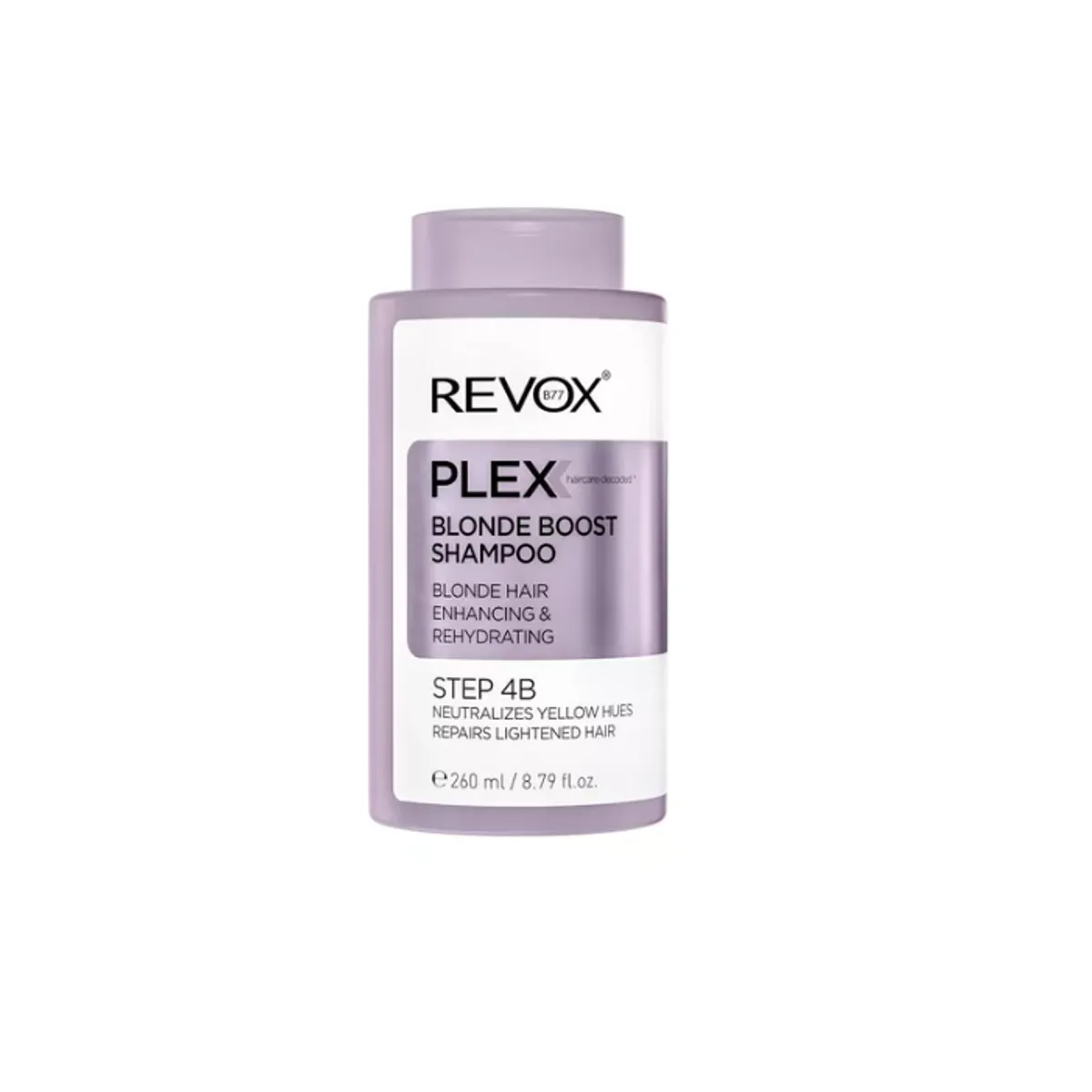 REVOX 77 - Shampoo Neutralizador Paso 4b Cabello Rubio Revox Plex 260ml
