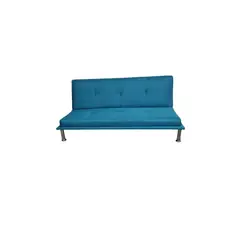 DISEÑOS VALESTRINI - SOFA CAMA LINO TURQUESA