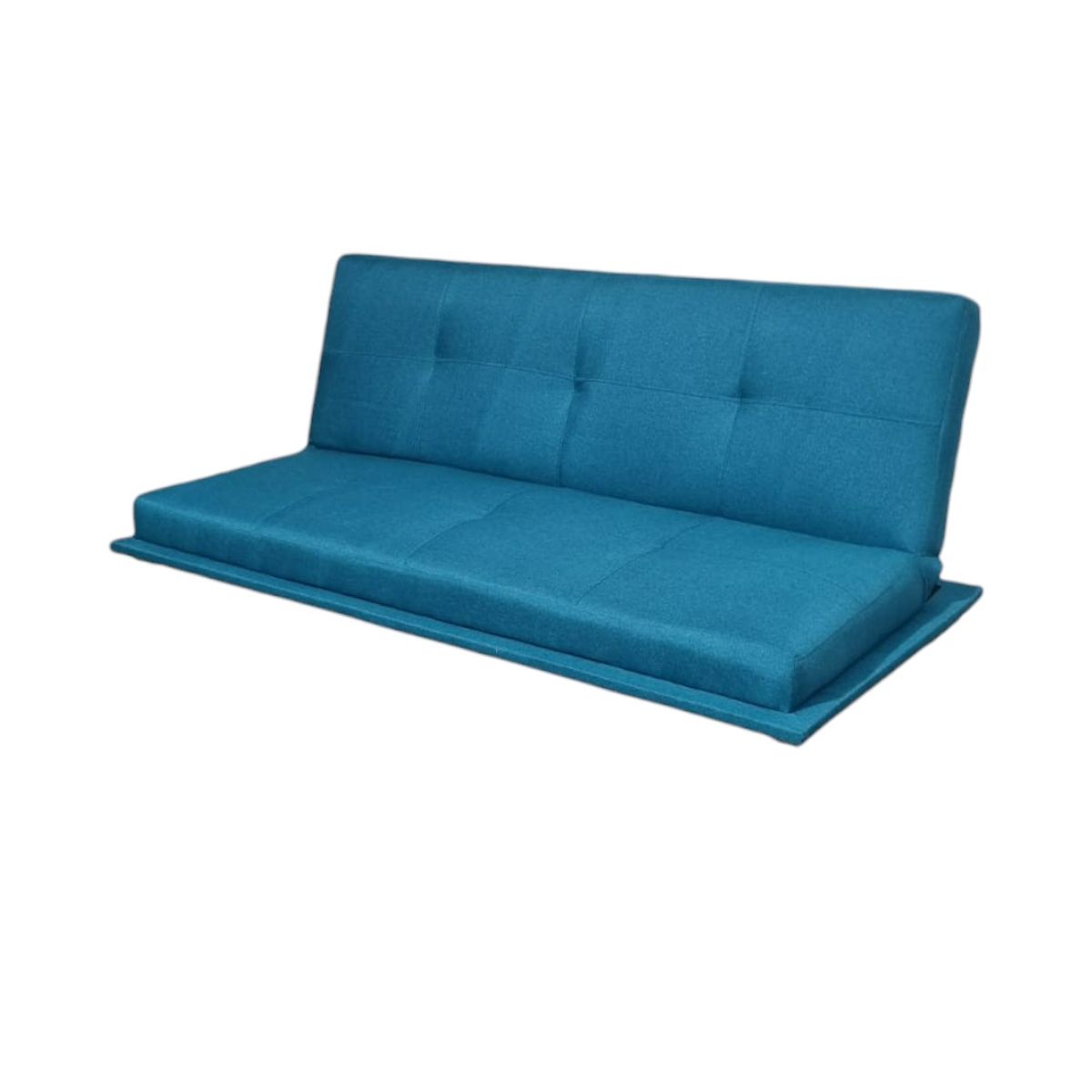 DISEÑOS VALESTRINI - SOFA CAMA LINO TURQUESA