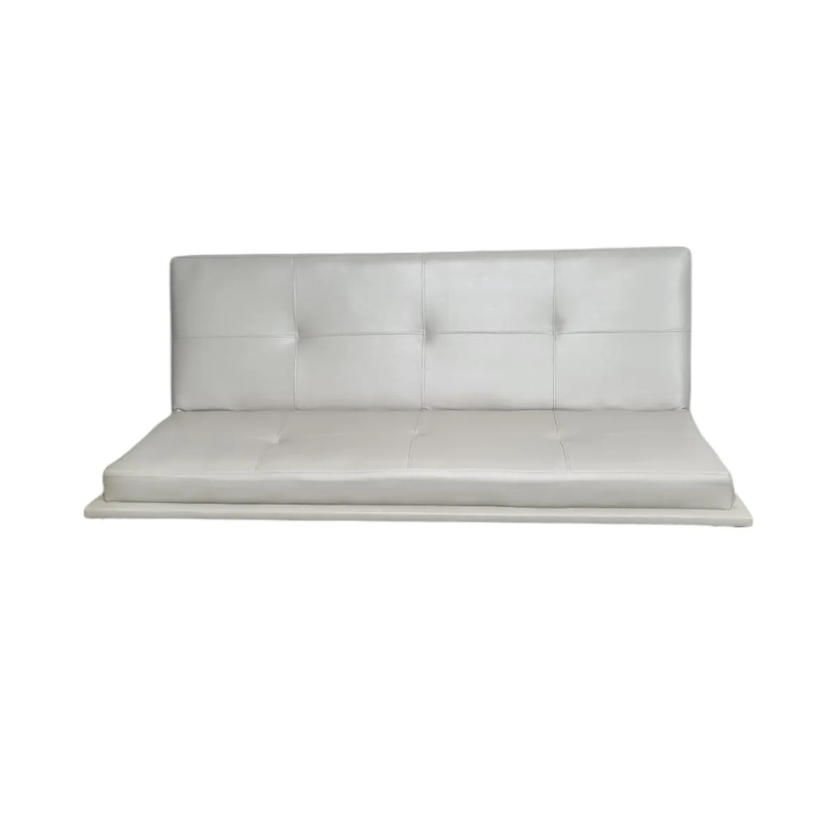 DISEÑOS VALESTRINI - SOFA CAMA ECOCUERO BEIGE
