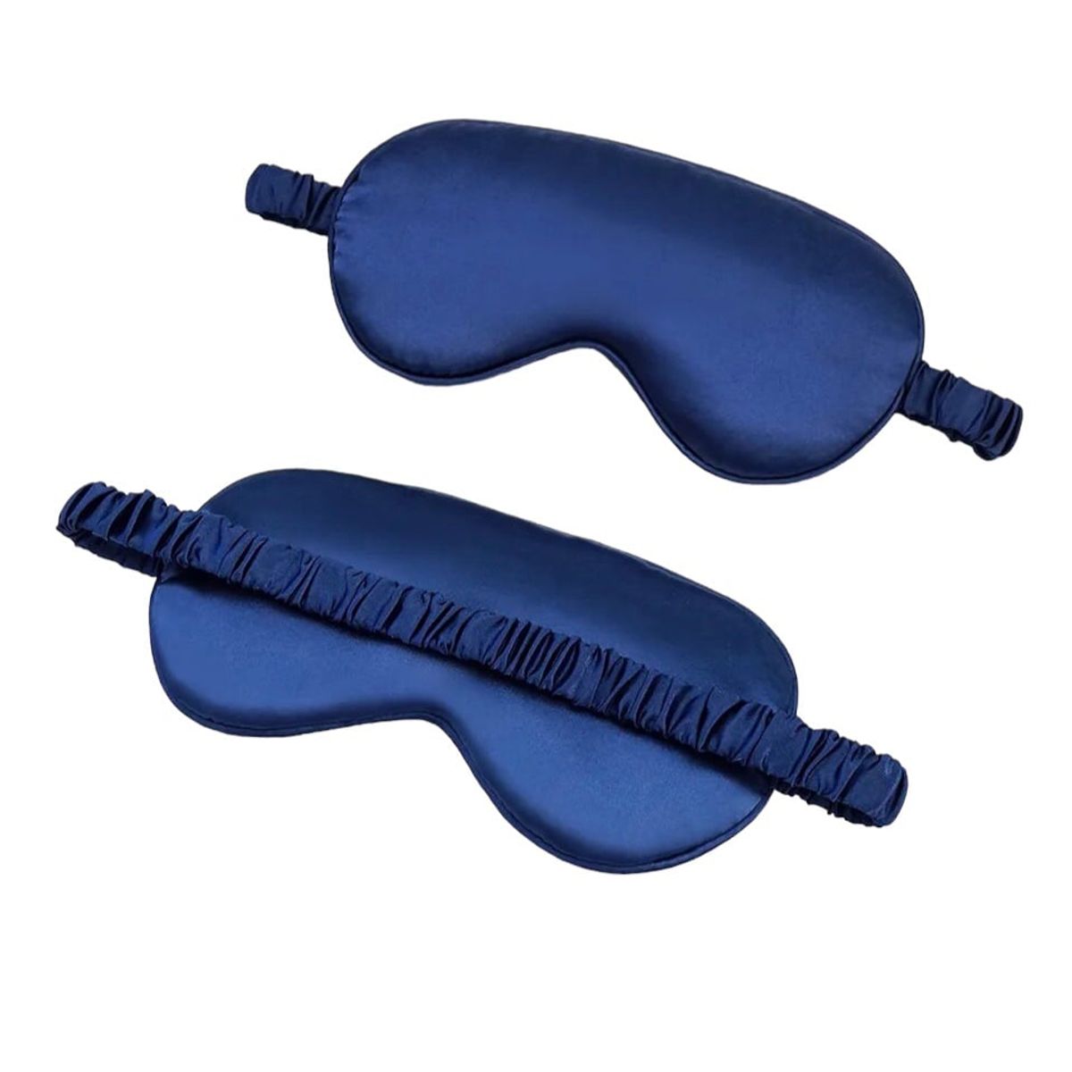 MUNDO MAGIA - Antifaz Azulino Seda Para Dormir Antifaz Descanso Satin