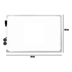 MERCADO CBF - Pizarra Acrílica Plumones Blanca Pizarra Aluminio 30x40cm