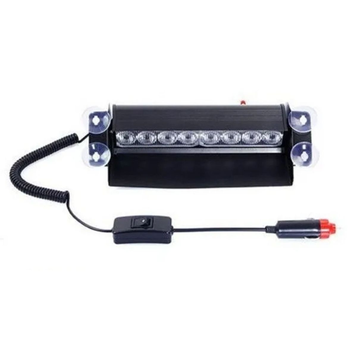 IMPORTCLICK - Baliza Parabrisa Luz Estroboscópica Led Azul y Rojo 12v