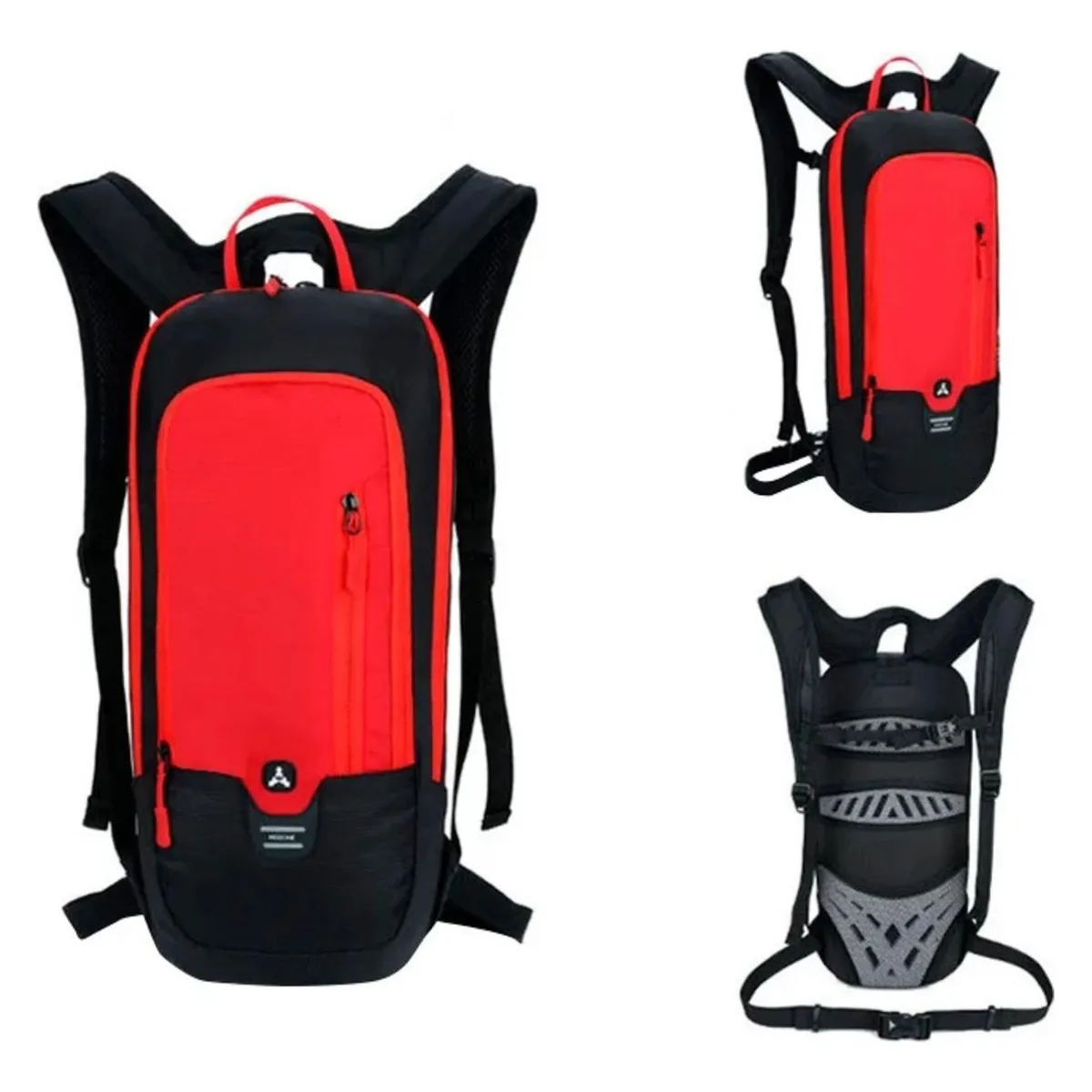 IMPORTCLICK - Mochila Hidratación Deportes Trecking Ciclista 2 Litros Roja