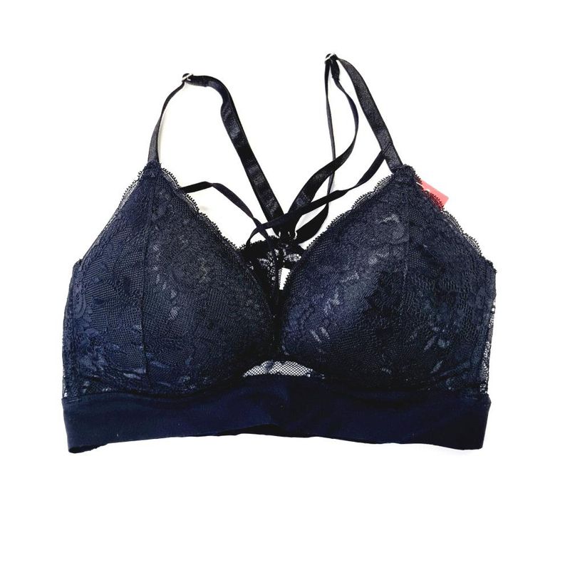 SANDALO - Sandalo Bralette microfibra y encaje 0618-1