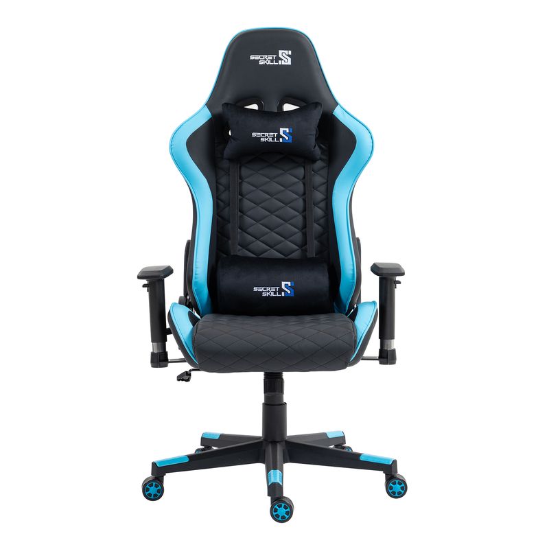 SECRET SKILL - Silla Gamer Shotter Negro Azul