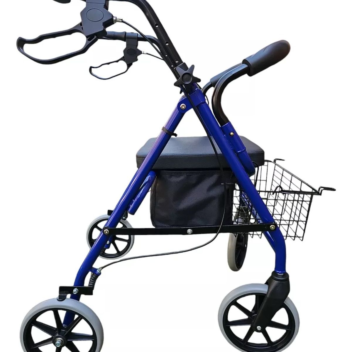 GENERICO - Andador Burrito Ortopedico 4 Ruedas Con Bolso Y Canasto 3004B