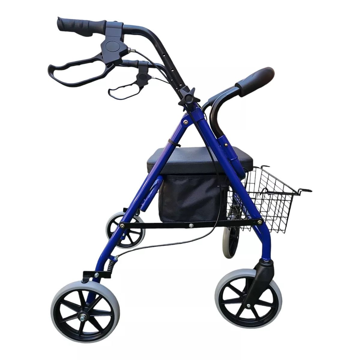 GENERICO - Andador Burrito Ortopedico 4 Ruedas Con Bolso Y Canasto 3004B