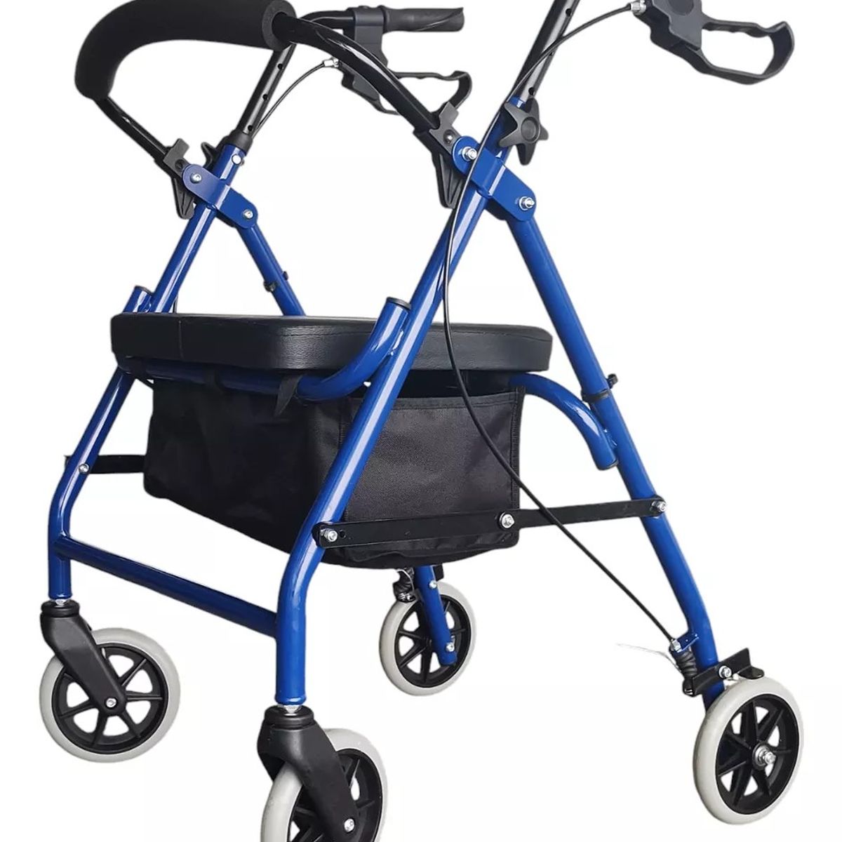 ONEDER - Andador Ortopedia Burrito Con Asiento Y Bolso 4 Ruedas 3004B-1