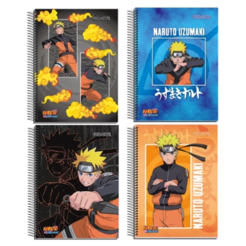 OEM - PACK 6PCS CUADERNOS PROARTE CUARTA 150 HOJAS DISEÑO NARUTO