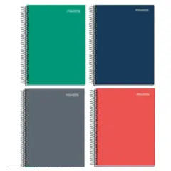OEM - PACK 6PCS CUADERNOS PROARTE CARTA 150 HOJAS DISEÑO LISO SOFT TOUCH