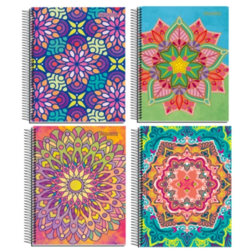 OEM - PACK 6PCS CUADERNOS PROARTE CARTA 150 HOJAS DISEÑO MANDALA