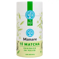 MANARE - Té Matcha Orgánico En Polvo Ceremonial 100g
