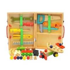 JUGUETON - Juego Madera Set Herramientas Maleta Xk-105