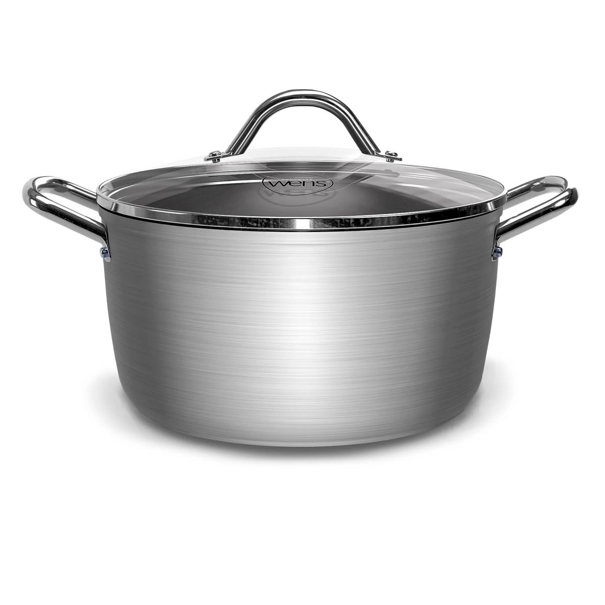 WENS - BATERÍA DE COCINA 7 PIEZAS ALUMINIO FORJADO HARD ANODIZED