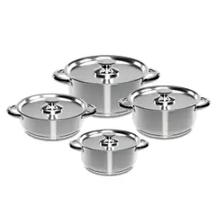 WENS - BATERÍA DE COCINA 8 PIEZAS ACERO INOXIDABLE 470-8SS
