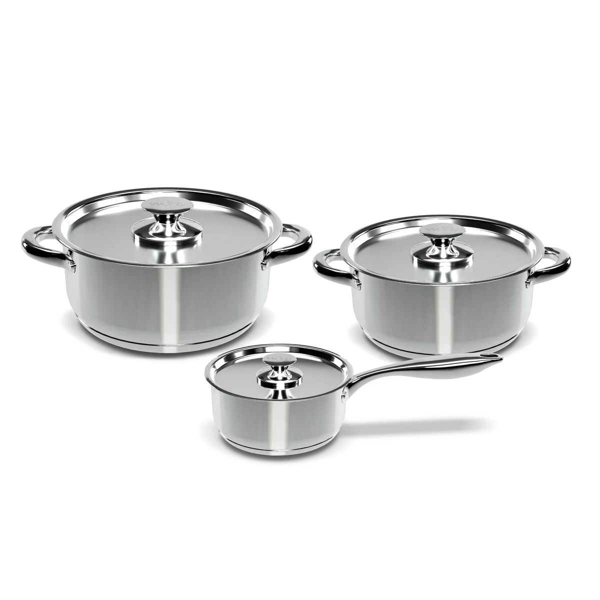 WENS - BATERÍA DE COCINA 6 PIEZAS ACERO INOXIDABLE 410-6SS
