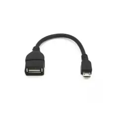 GENERICO - Cable Otg Usb A Micro Usb 2.0 De 5 Pines Y 15 Cms Pendrive