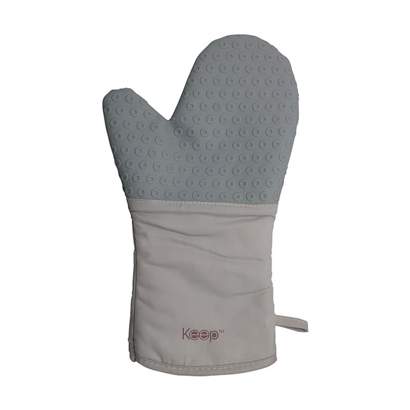 KEEP - GUANTE DE COCINA KEEP  Antideslizantes Resistentes Al Calor Gris