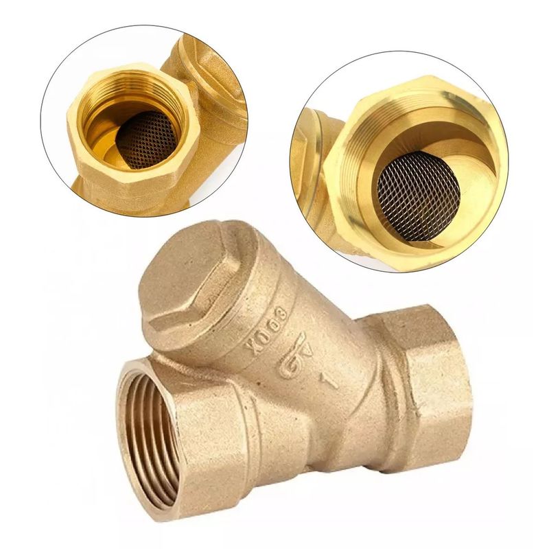 KUANGYE - Filtro Tipo Y Bronce Genebre 12 Para Calefont