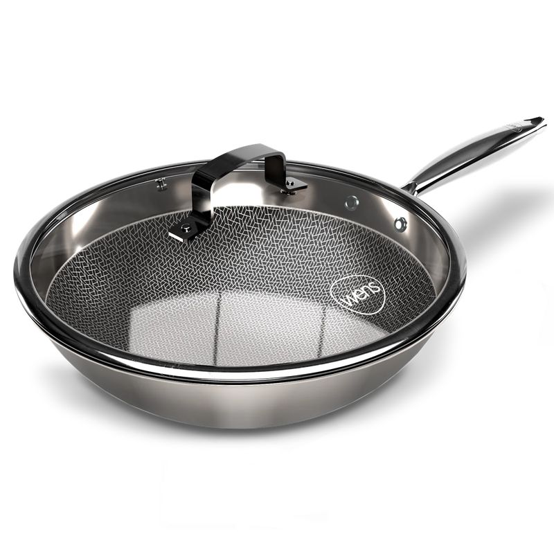 WENS - SARTÉN WOK CON TAPA 28 CM HONEYCOMB