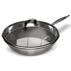 WENS - SARTÉN WOK CON TAPA 28 CM HONEYCOMB