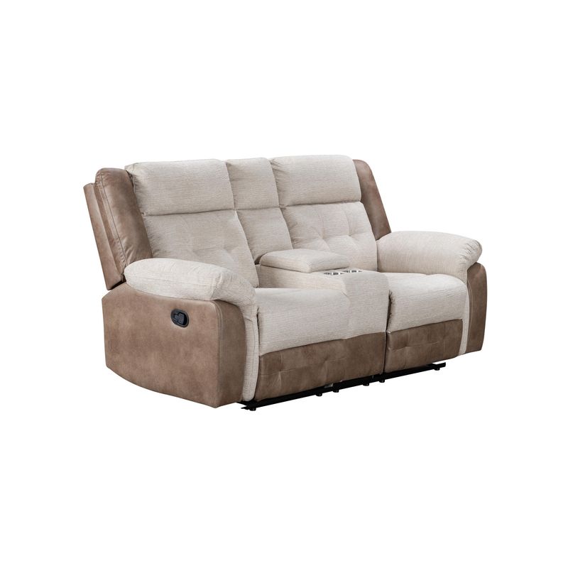 ECOMUSO - SOFA RECLINABLE 2 CUERPOS LOUIS MIXTO ECOMUSO