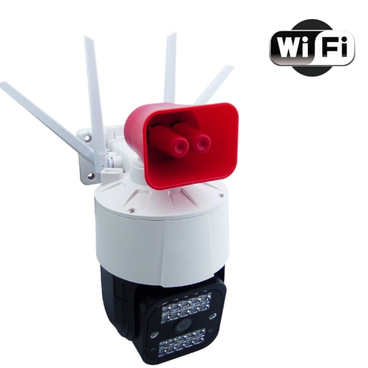 OEM - CAMARA DE VIGILANCIA IP DE 20 LED WIFI SIRENA CONTROLADA