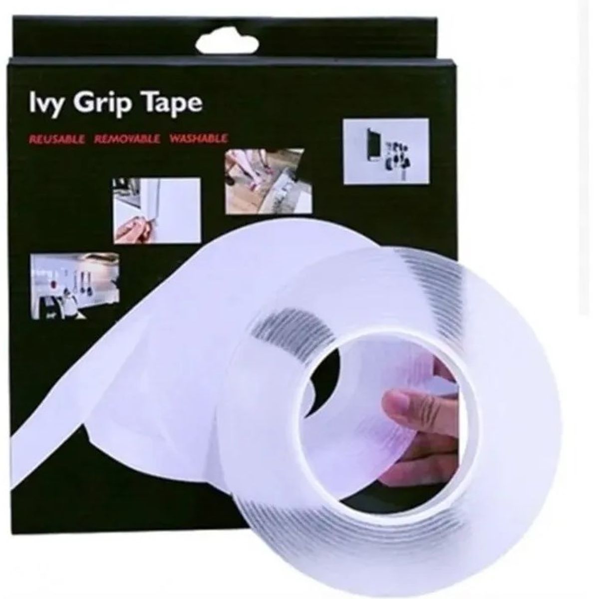 GENERICO - Cinta Doble Contacto Multifuncional Transparente