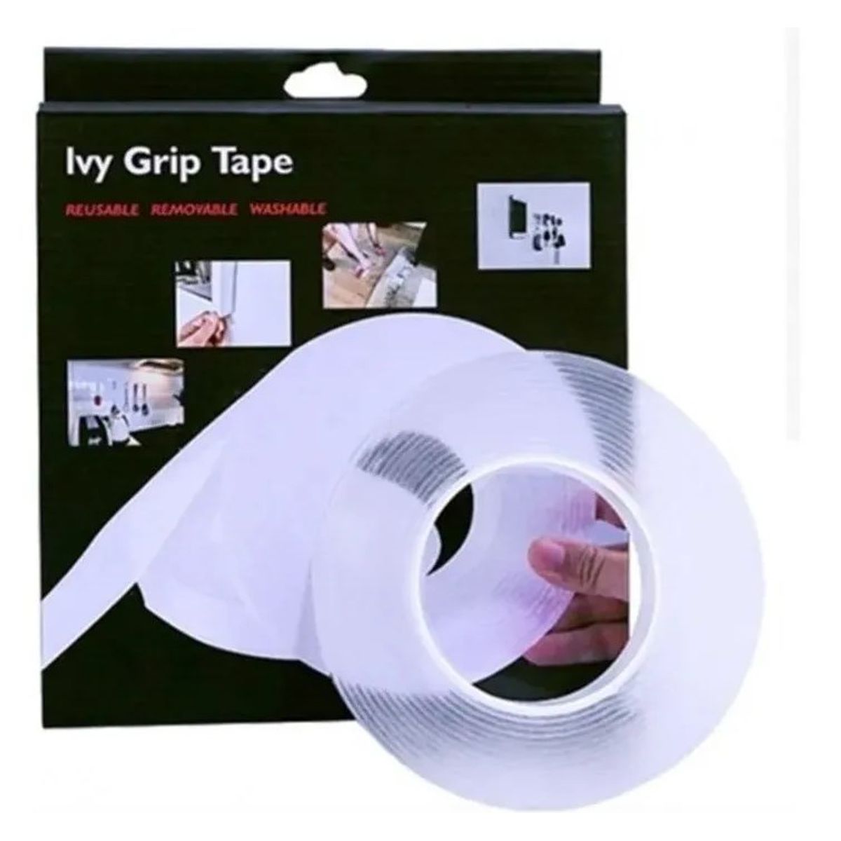 GENERICO - Cinta Doble Contacto Multifuncional Transparente