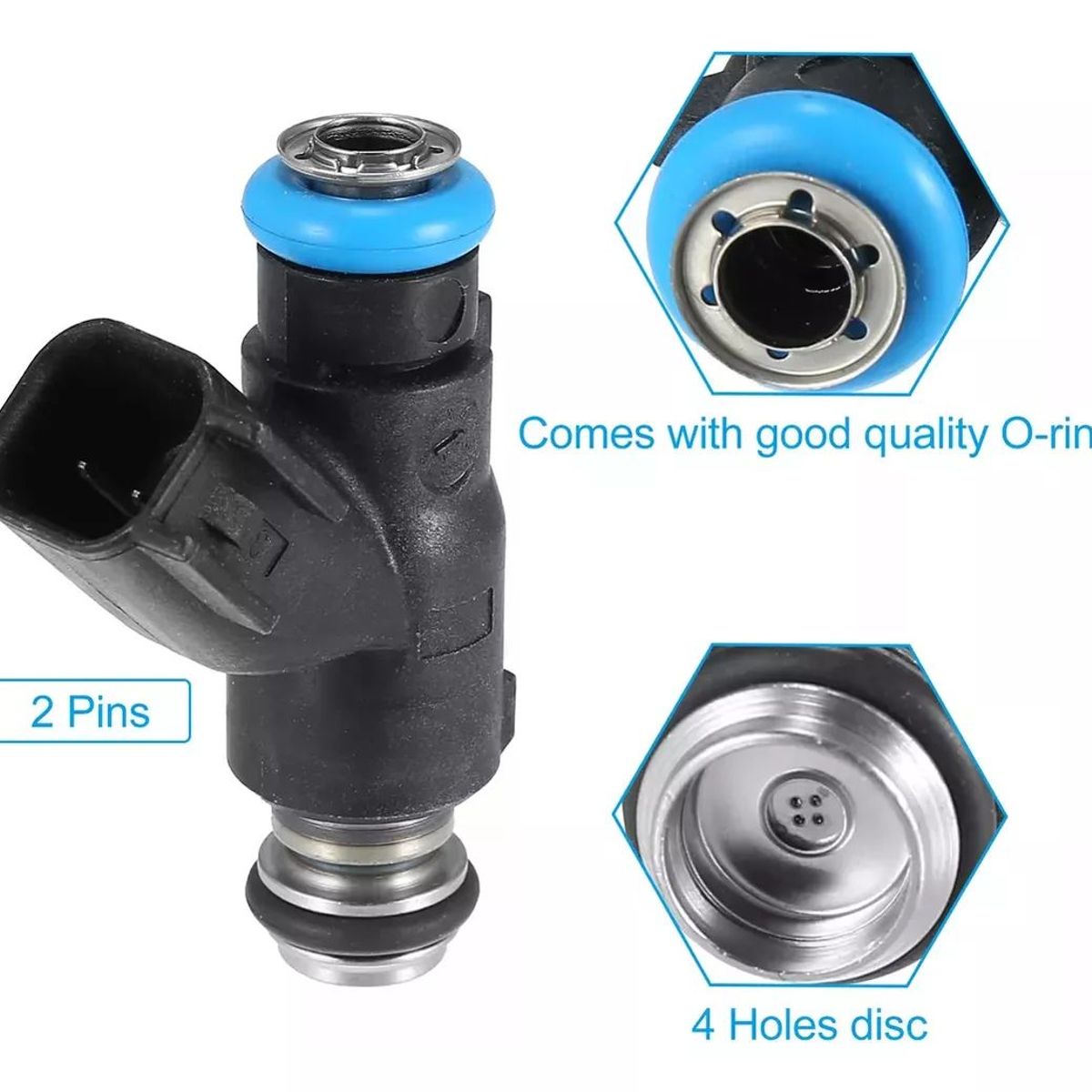 KUANGYE - Inyector Combustible Para Chevrolet Aveo 1.4 16v 2011-2017