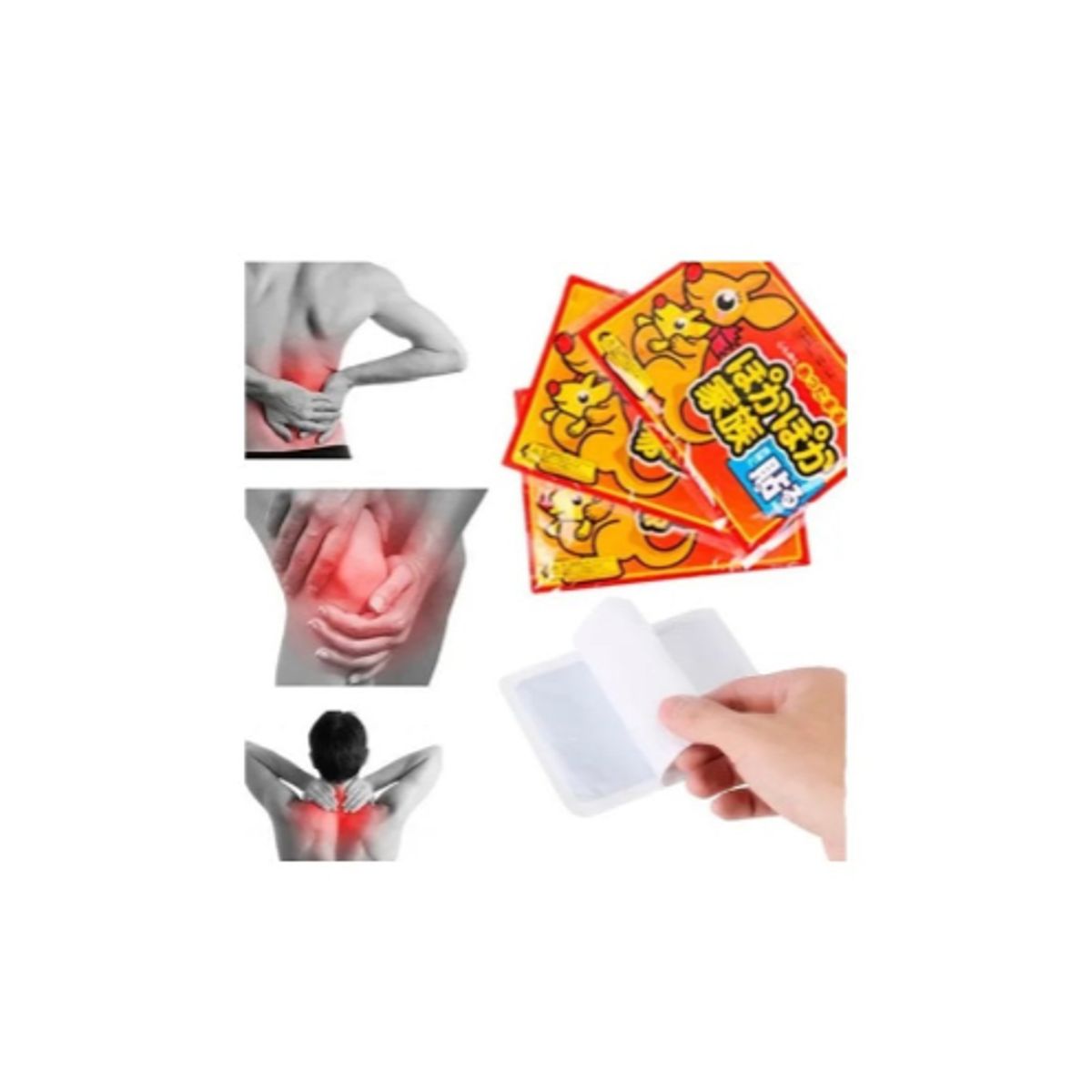 GENERICO - 10 Parches Calientes Terapeutico Calor Dolores Lumbago