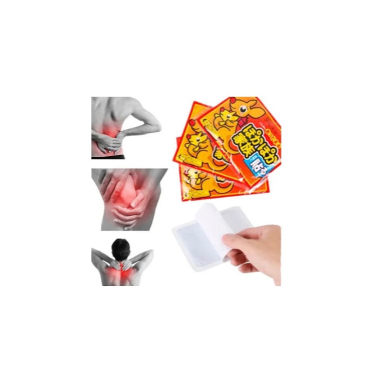 GENERICO - 10 Parches Calientes Terapeutico Calor Dolores Lumbago