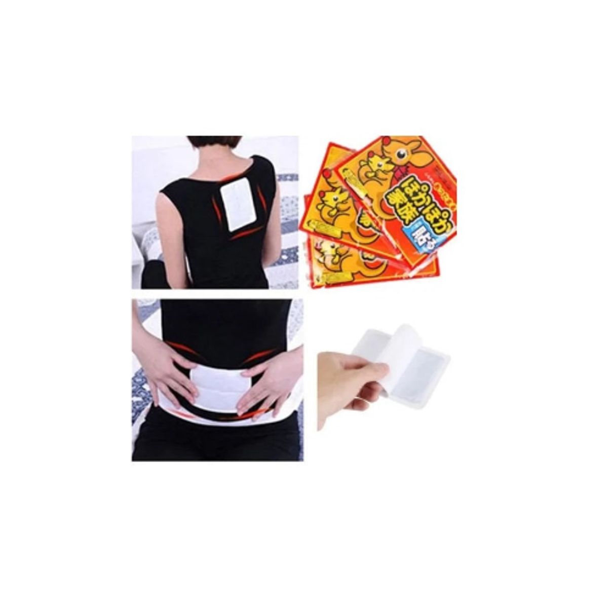 GENERICO - 10 Parches Calientes Terapeutico Calor Dolores Lumbago