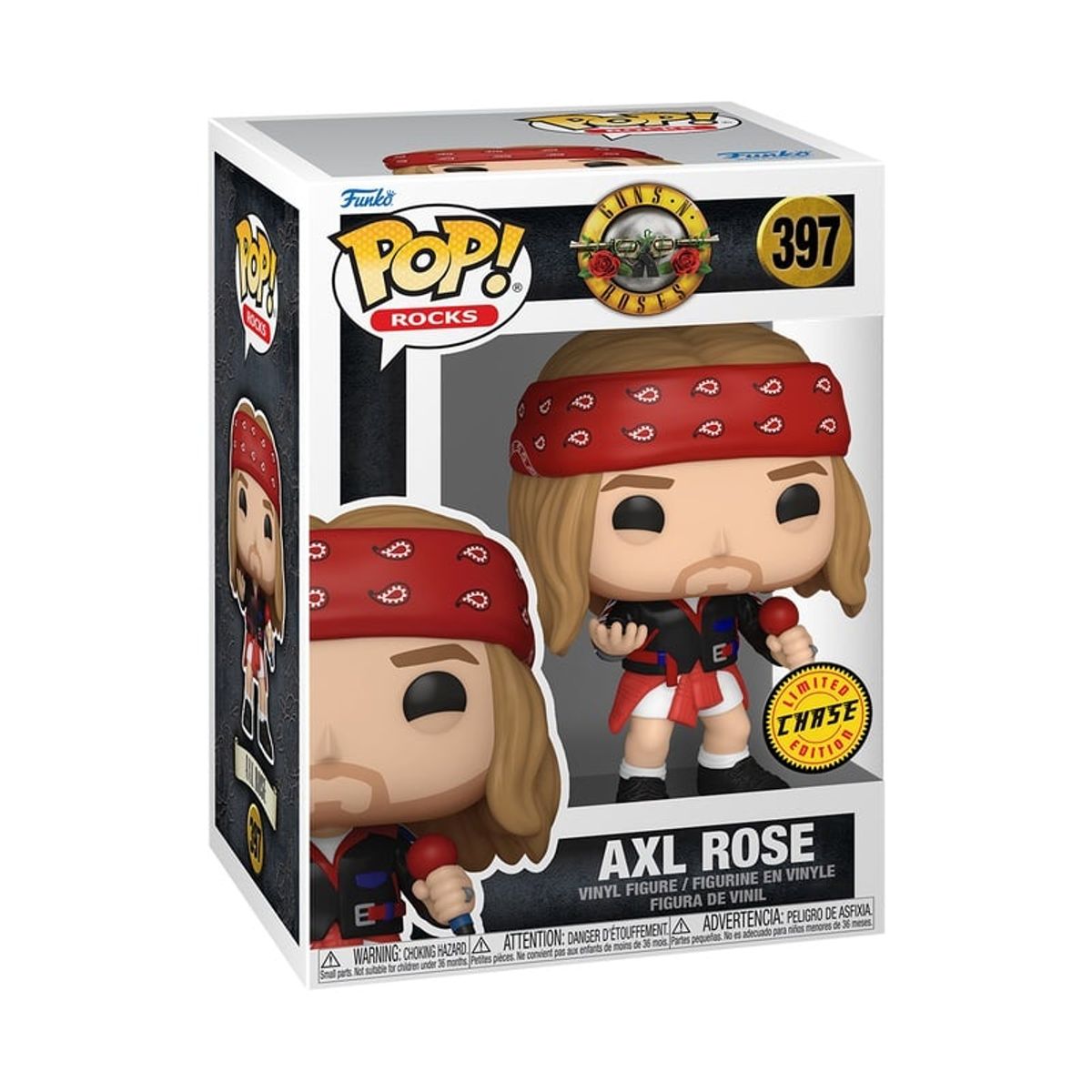 FUNKO - Funko Pop Rocks Guns And Roses Axl Rose 397 Chase