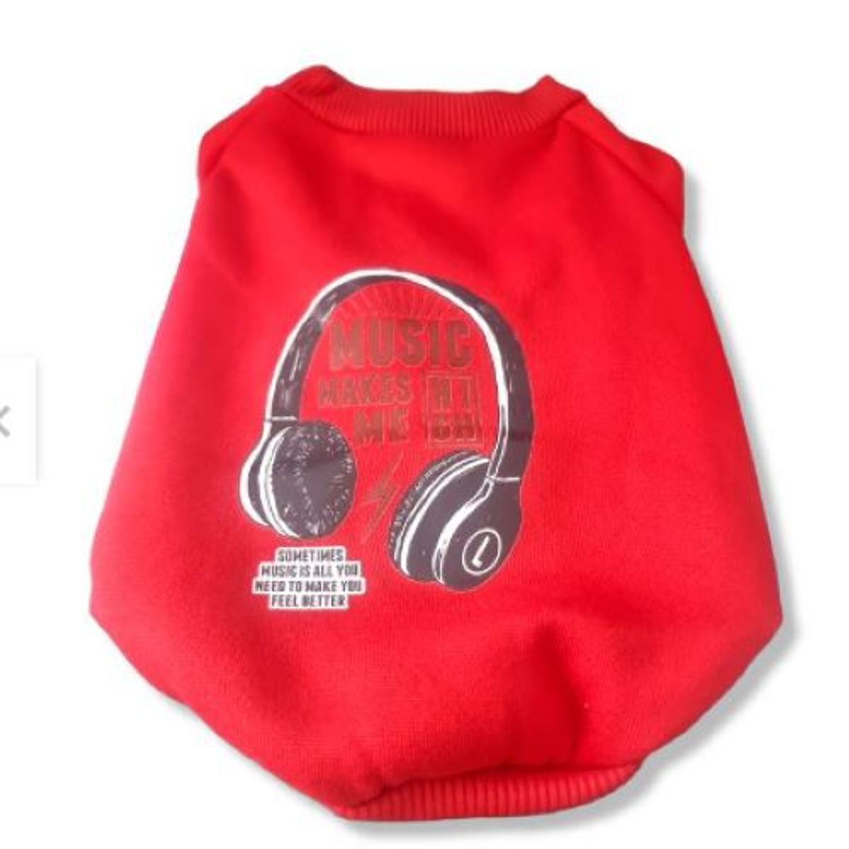 GENERICO - Polerón Deportivo Rojo para perrito TM