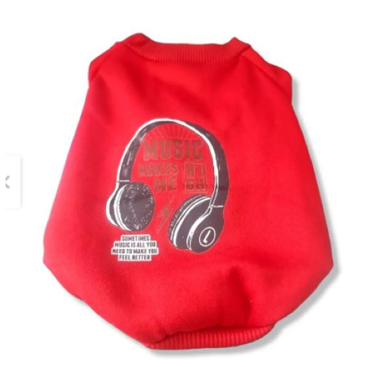 GENERICO - Polerón Deportivo Rojo para perrito TM