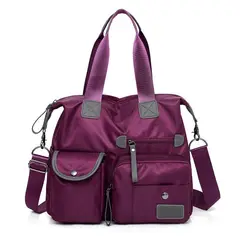 DANWEILE - Bolso de hombro Bolsa de viaje Bolsa de equipaje Mochila-Rojo