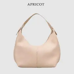 DANWEILE - Bolso de hombro Tote Dumpling de piel suave Mochila-Blanco