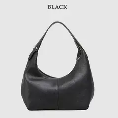 DANWEILE - Bolso de hombro Tote Dumpling de piel suave Mochila-Blanco