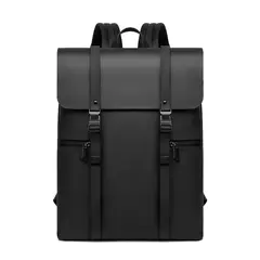 DANWEILE - Bolso bandolera con solapa de gran capacidad Mochila-Negro