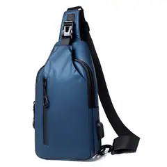 DANWEILE - Mochila Bandolera deportiva informal impermeable - Negro