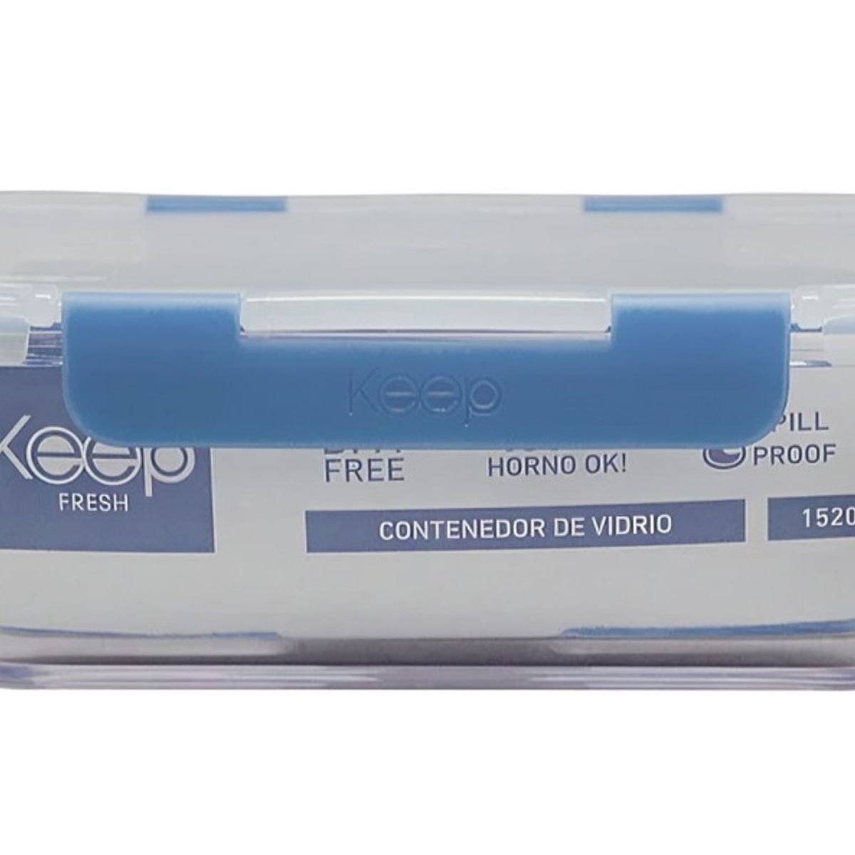KEEP - HERMETICO RECTANGULAR 1520ML GLASS KEEP AZUL