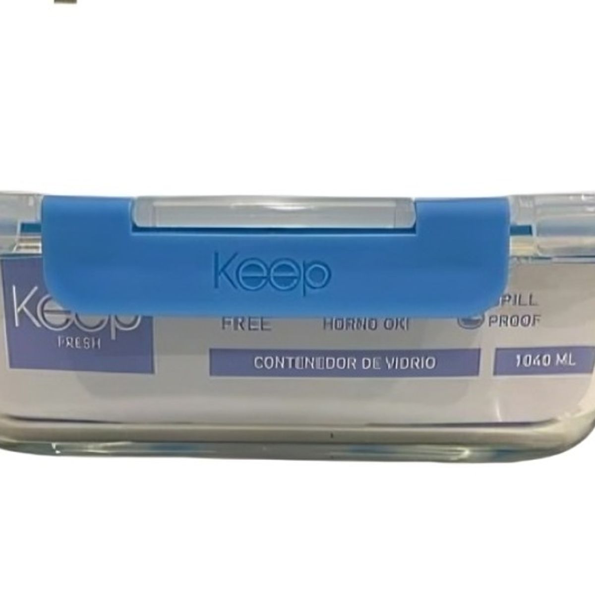 KEEP - HERMETICO RECTANGULAR 640ML GLASS KEEP AZUL