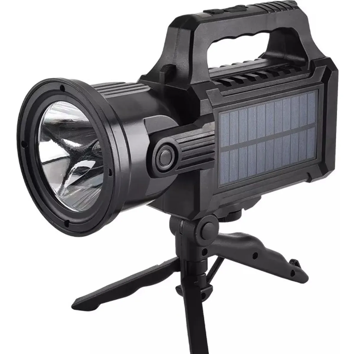 GENERICO - Foco Linterna Led Solar1000m+trípode Largo Alcance