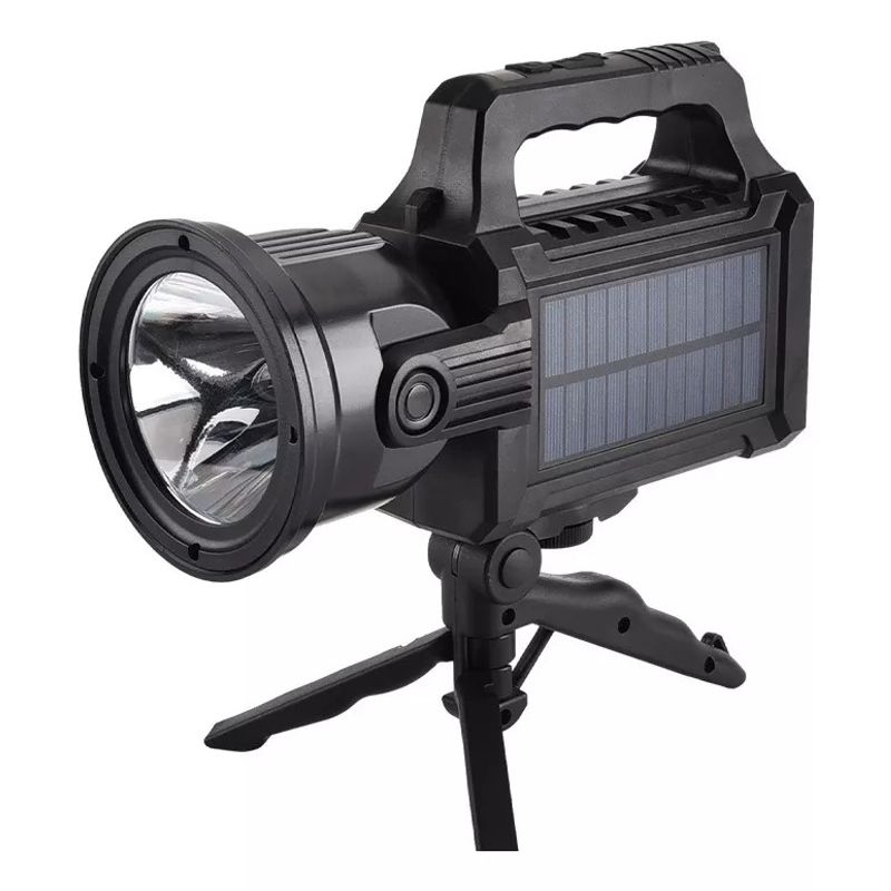GENERICO - Foco Linterna Led Solar1000m+trípode Largo Alcance
