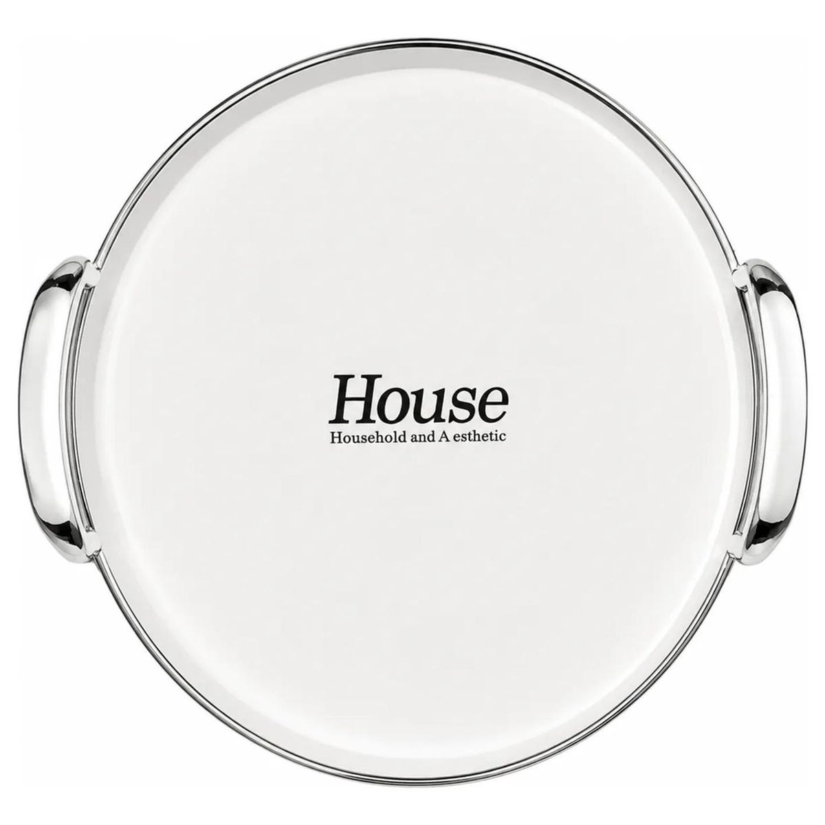 OEM - Bandeja Elegante Servir Con Plateado Circular 35cm