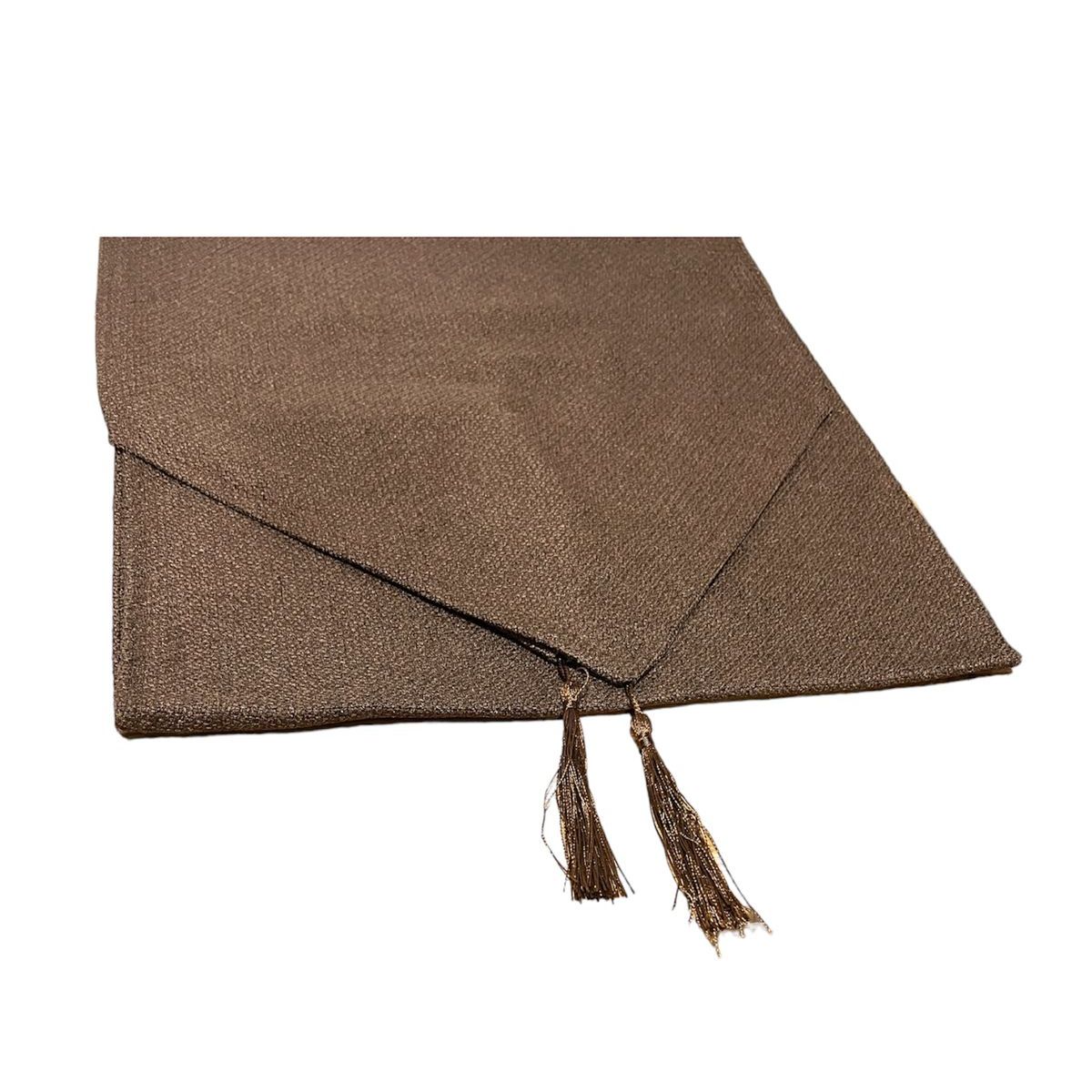 OEM - Mantel Camino De Mesa Con Pompon Tela 180x35cm