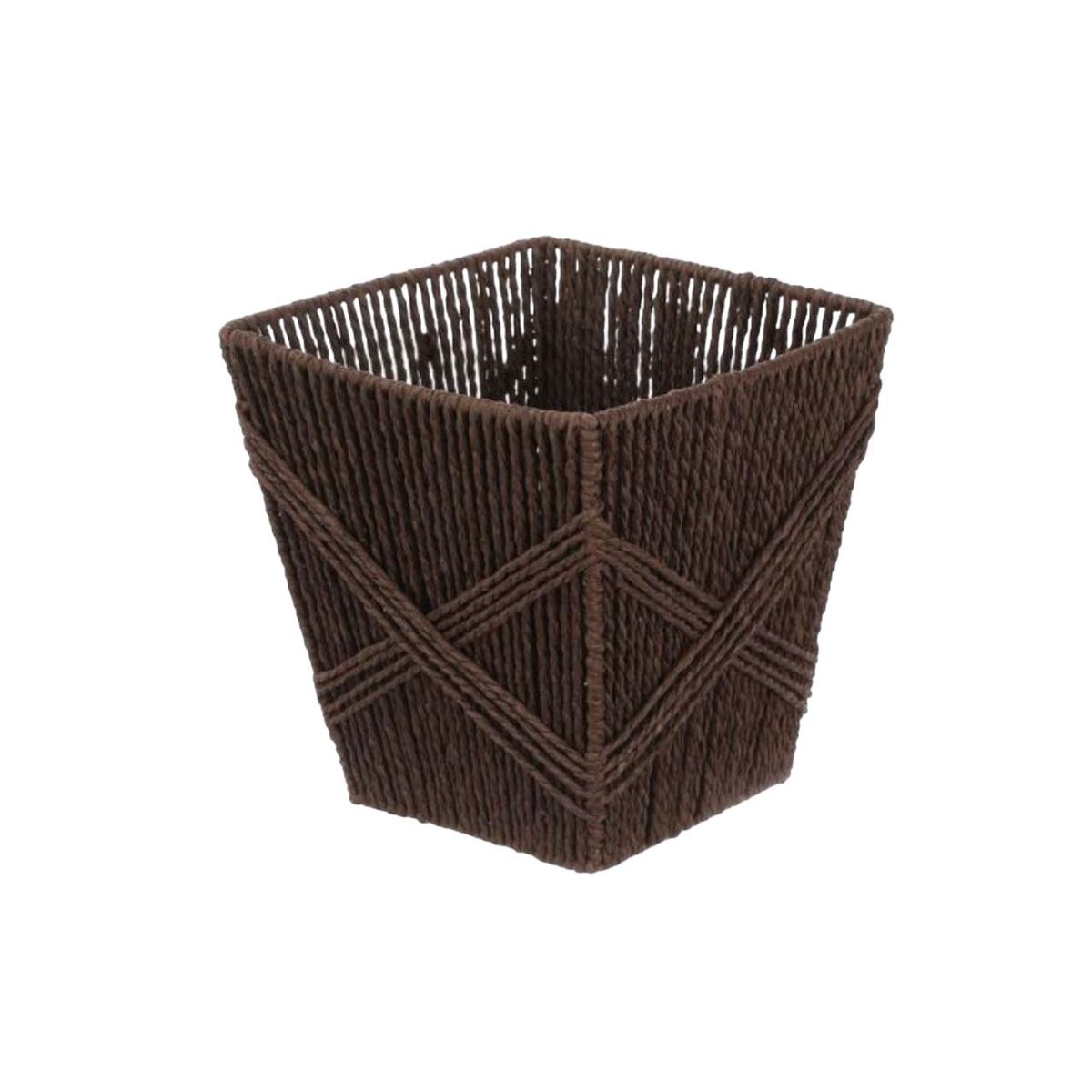 GENERICO - Canasto Organizador Cesto Tejido Material Resistente 25cm